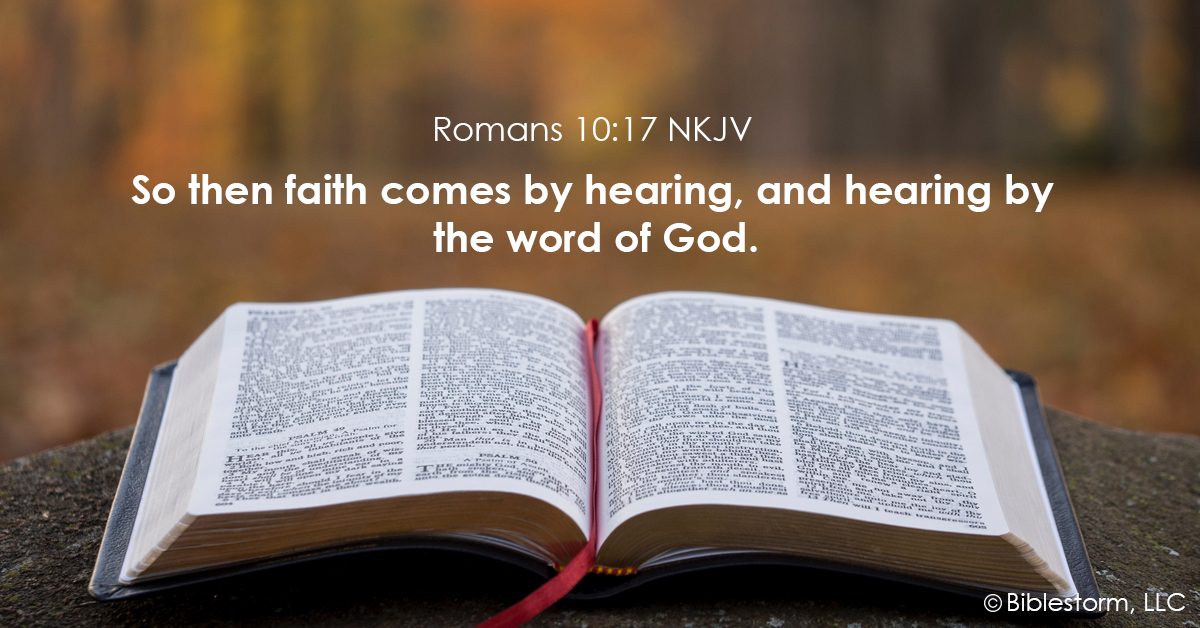 Faith Comes from Hearing 