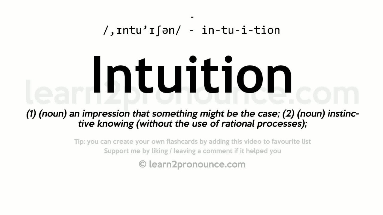 Meaning of Intuition